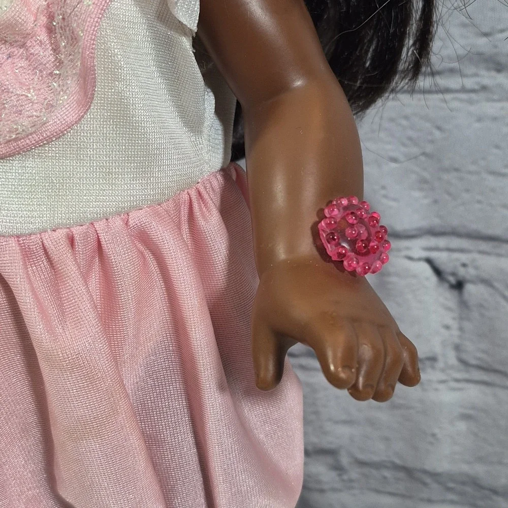 PJ Sparkle Doll 1988 Mattel Vintage African American AA Lights Up! READ Flaw